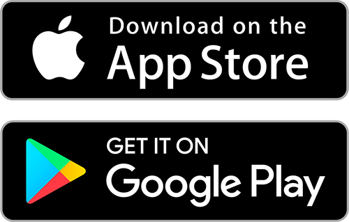icone Apple Store e Google Play